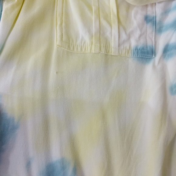 Chaser Tie Dye Heirloom Button Down Romper - Picture 13 of 16